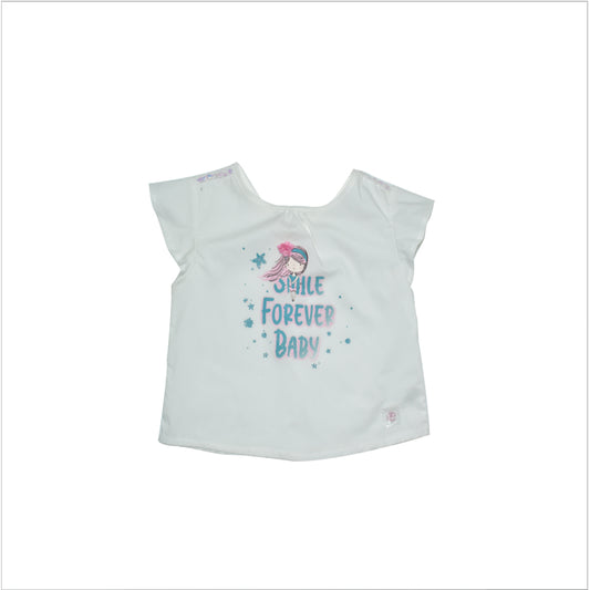 Blusa Manga Corta de Bebé Niña