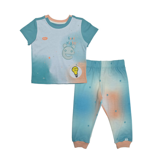 Pijama Manga Corta y Pantalón Jogger para Bebé Niño
