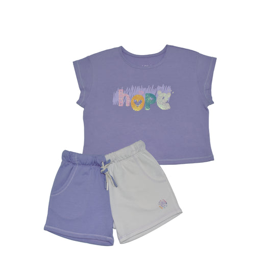 Conjunto Corto Deportivo para Bebé Niña