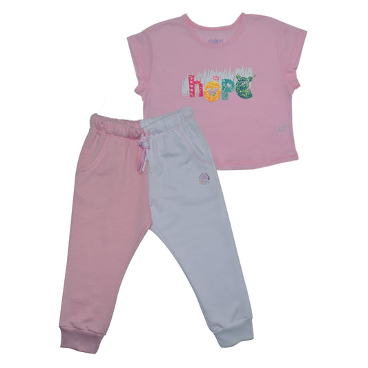 Conjunto Largo Deportivo para Bebé Niña