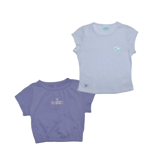 Set de Camisetas Manga Corta para Bebé Niña