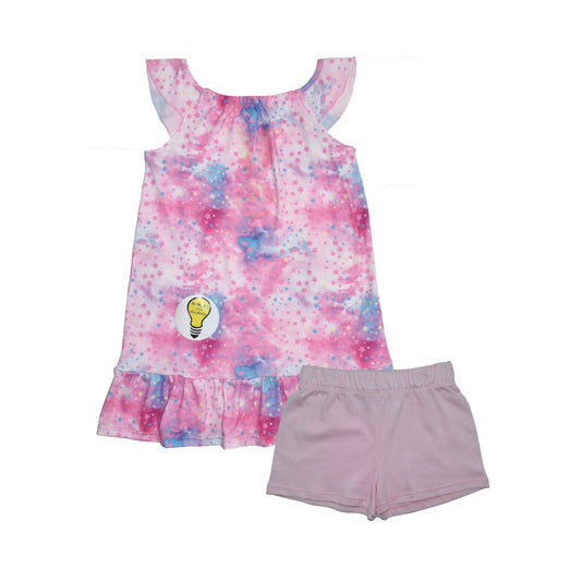 Pijama Batola con Short para Niña